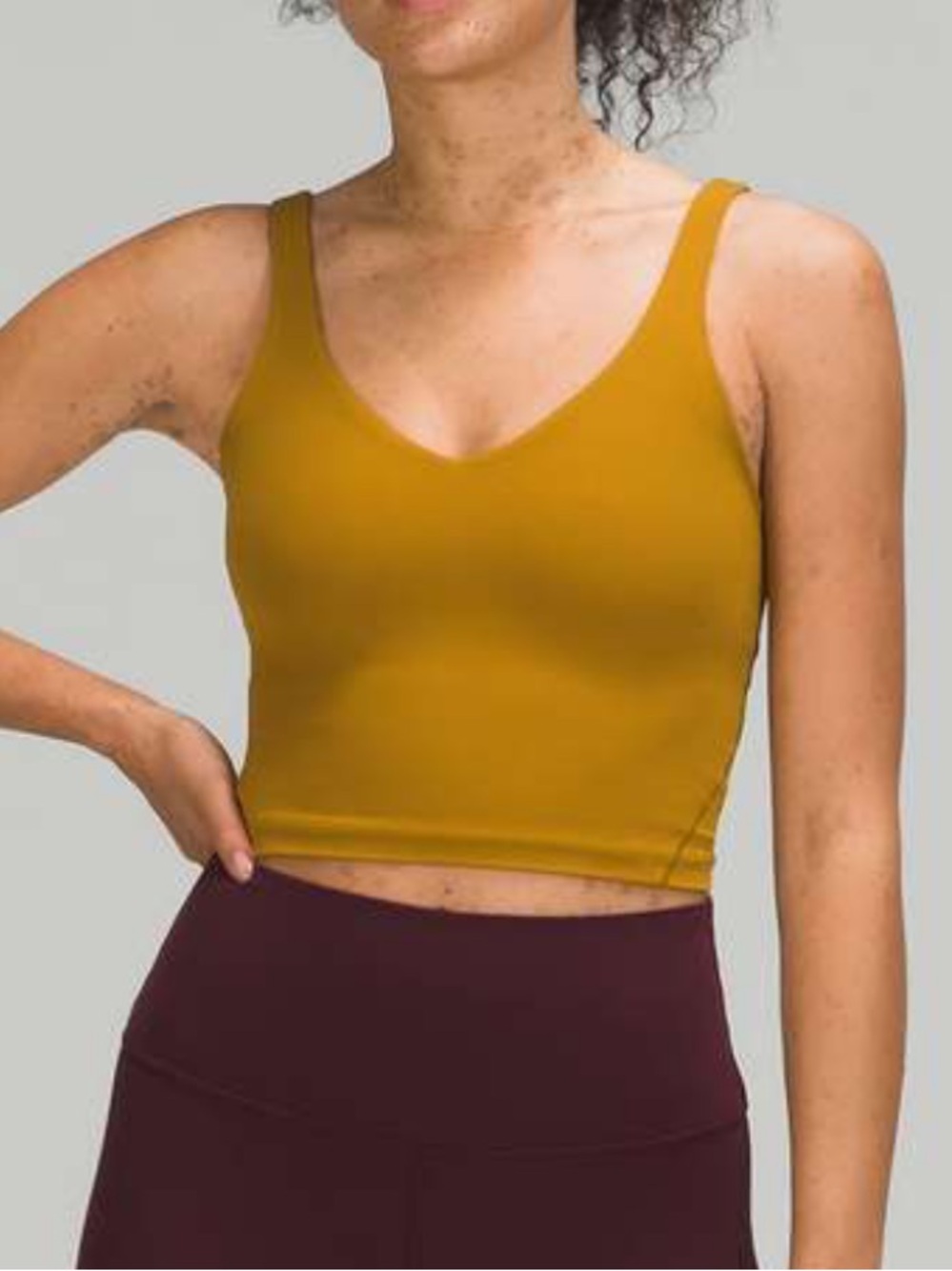 Lululemon Align Tank Top Size 0 Gold Spice